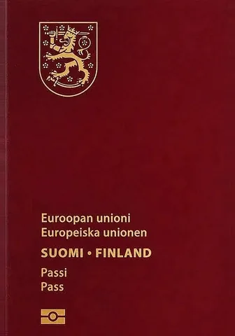 The Finnish passport cover